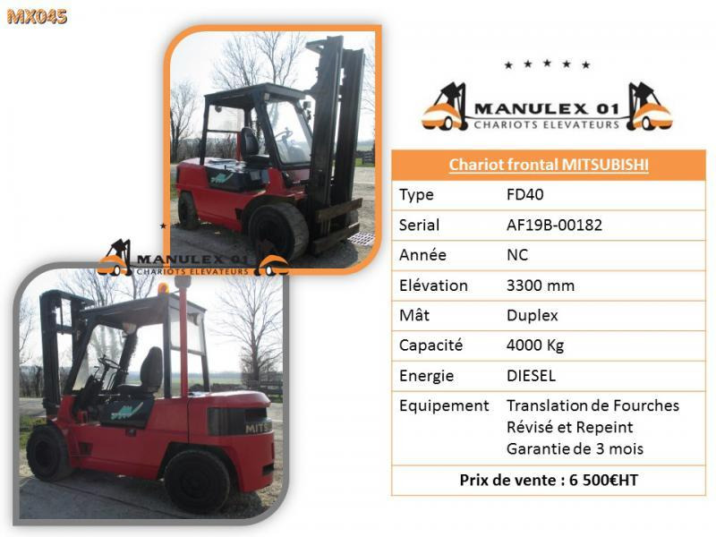 Mitsubishi FD40 - Empilhador: foto 4 Mitsubishi FD40 - Empilhador: foto 4