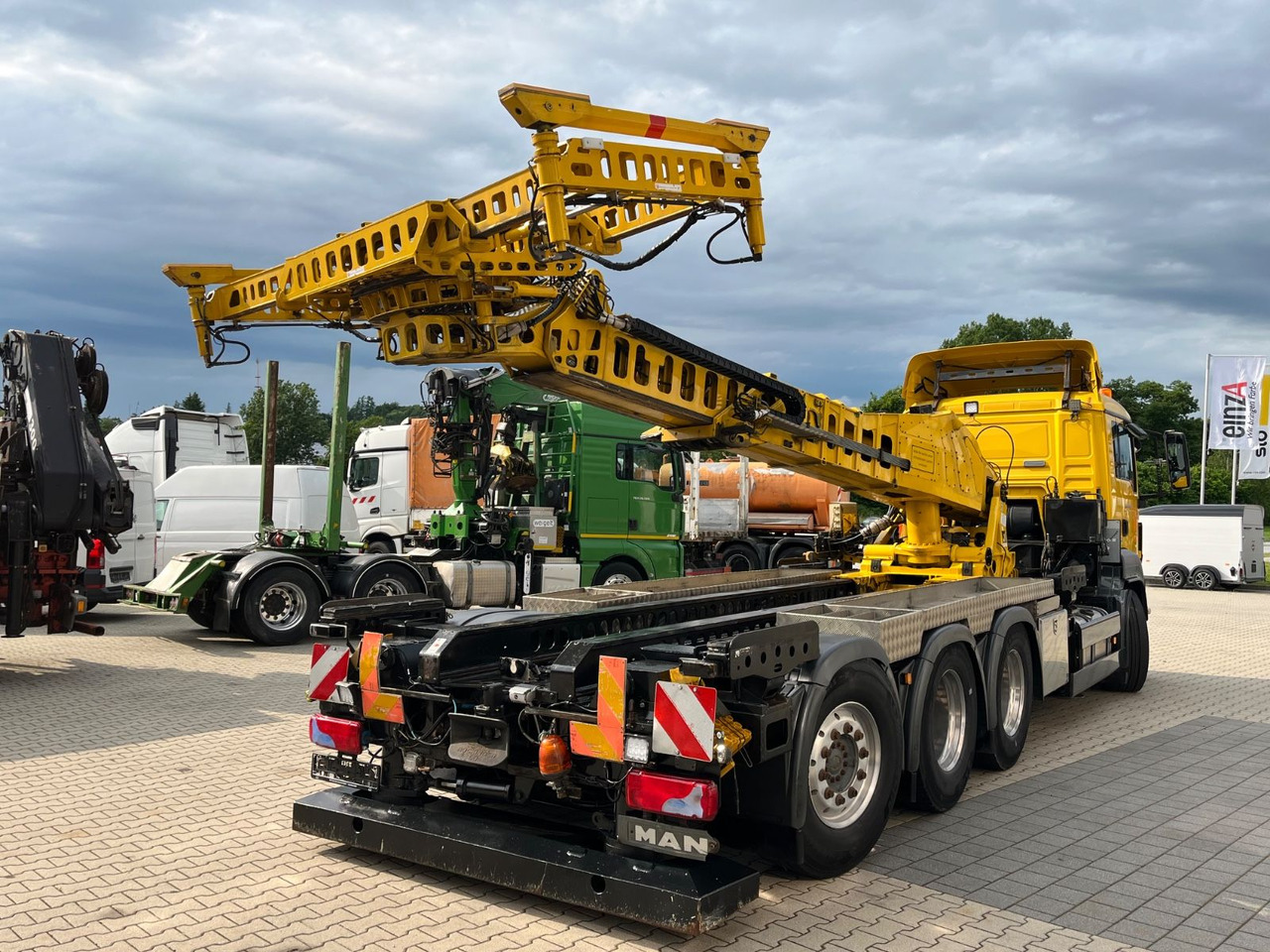Camião grua MAN TGS 35.480 8x4-4BL  Deuringer Garagentransporter: foto 9