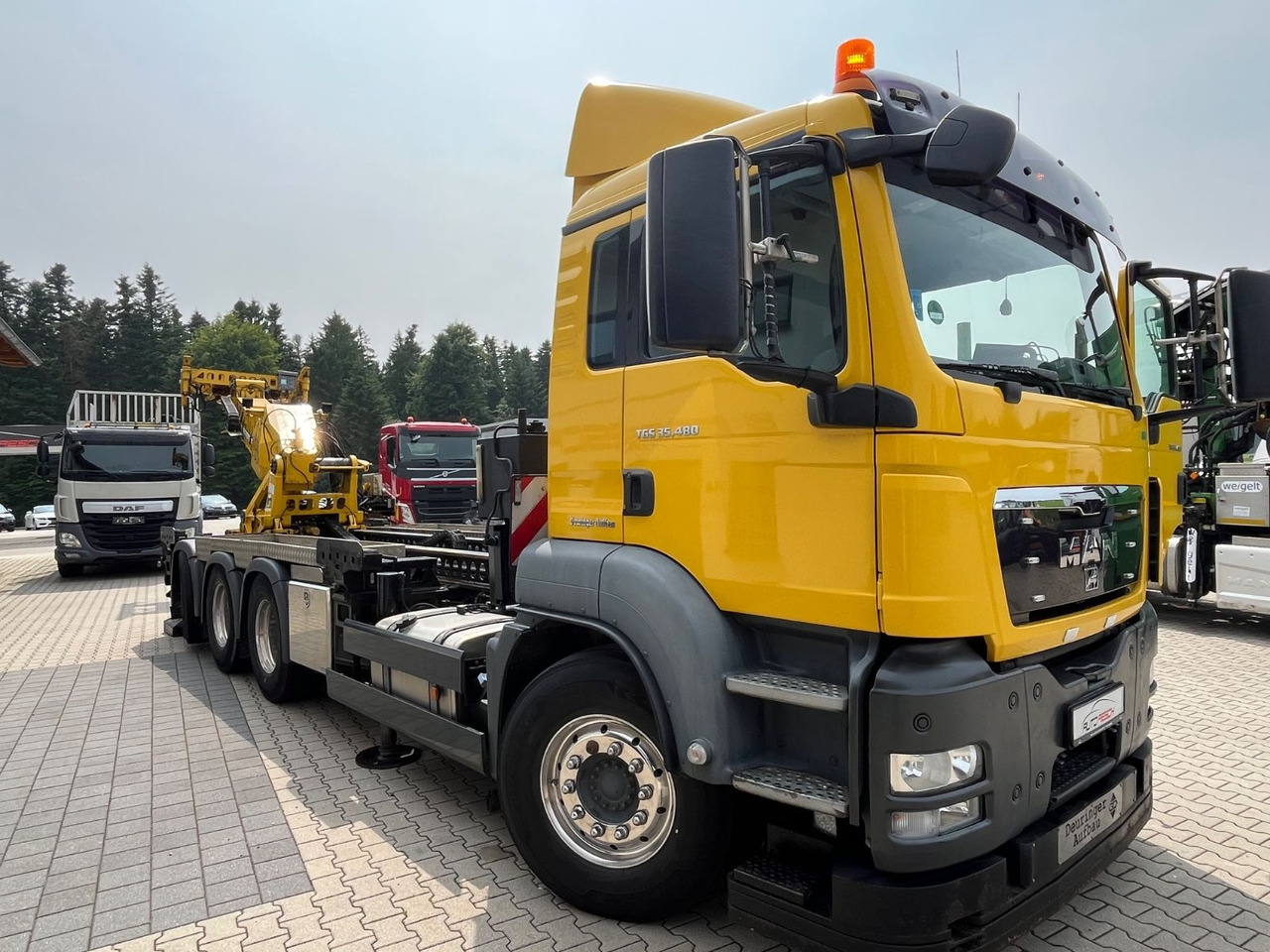 Camião grua MAN TGS 35.480 8x4-4BL  Deuringer Garagentransporter: foto 7