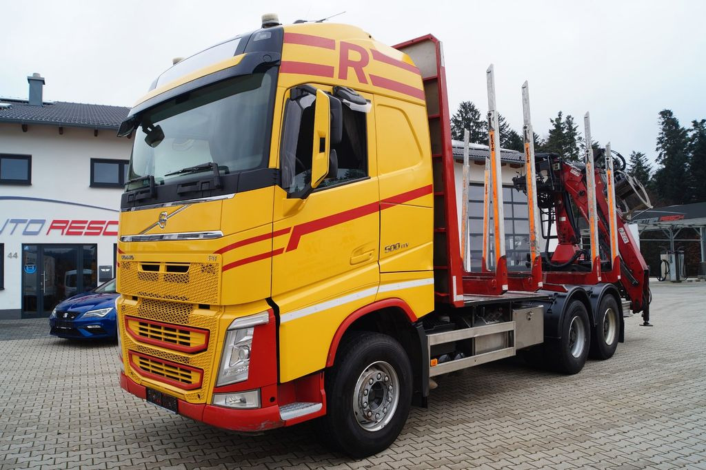 Volvo FH 500 Holztrans. mit Penz 12Z9 Holzkran Volvo FH 500 Holztrans. mit Penz 12Z9 Holzkran - Camião de transporte de madeira, Camião grua: foto 1 Volvo FH 500 Holztrans. mit Penz 12Z9 Holzkran Volvo FH 500 Holztrans. mit Penz 12Z9 Holzkran - Camião de transporte de madeira, Camião grua: foto 1