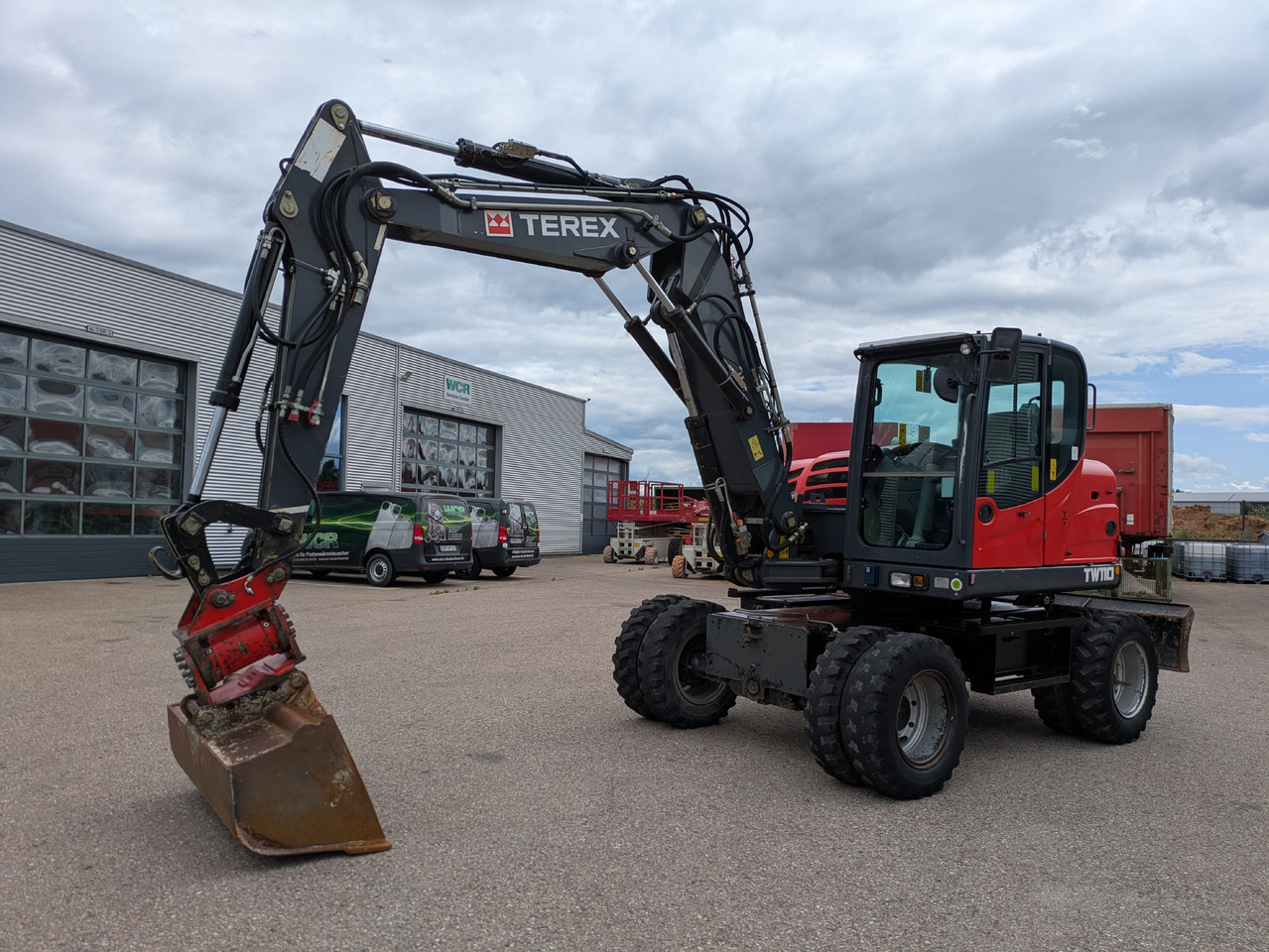 TEREX TW110 Mobilbagger Powertilt Rußpartikelfilter - Escavadeira de rodas: foto 1 TEREX TW110 Mobilbagger Powertilt Rußpartikelfilter - Escavadeira de rodas: foto 1