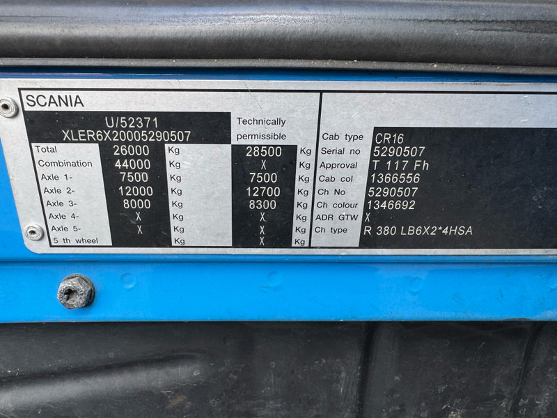 Camião cisterna Scania R 380 Tank / 6X2 / Manual / Euro 5 / 19.000 Liter / Belgium Truck: foto 20
