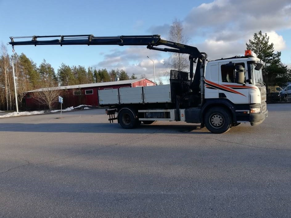 Camião grua Scania P340 Palfinger PK16502-4+kippi aj.236 tkm: foto 7
