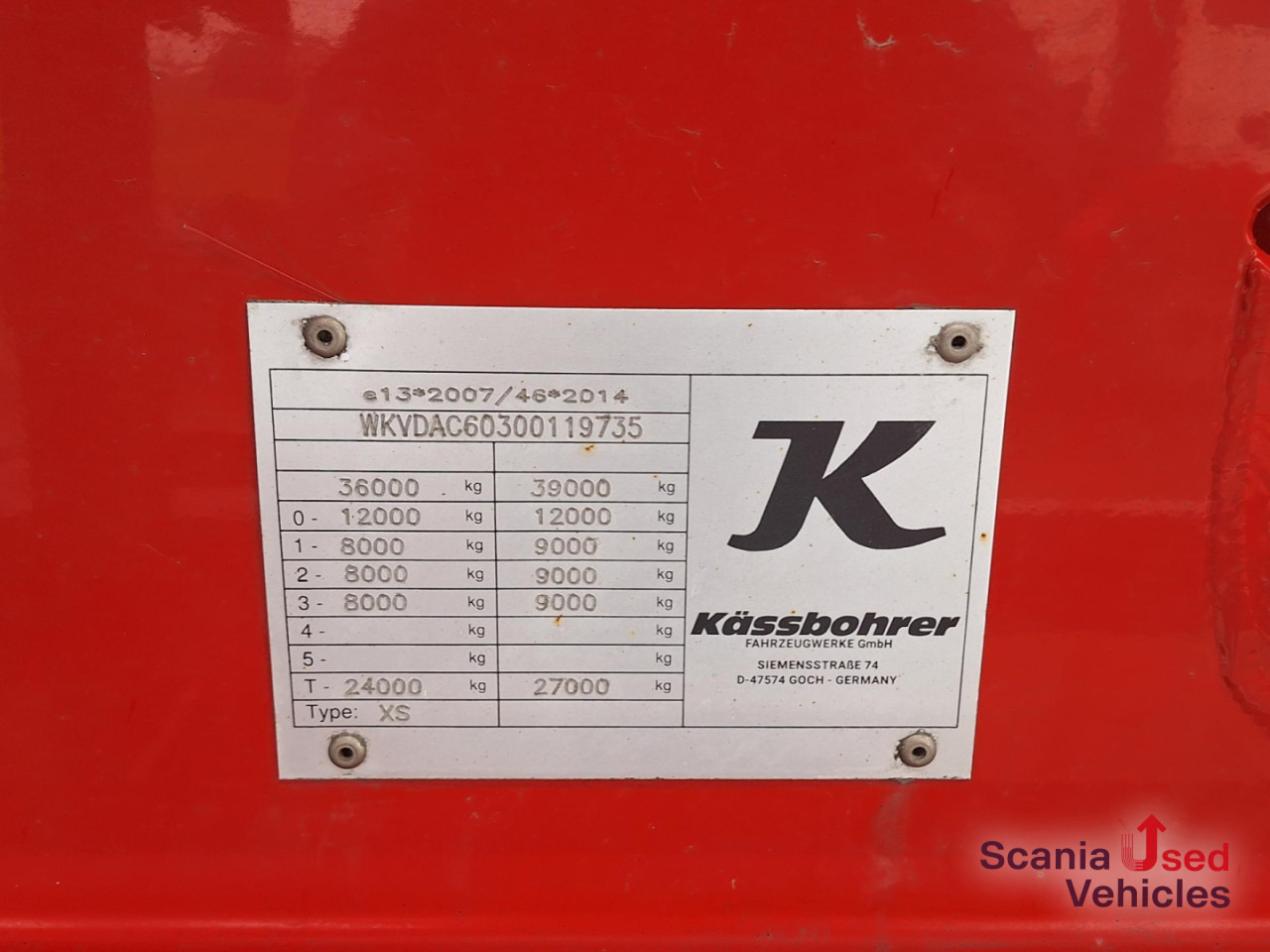 KAESSBOHRER Lebensmitteltank Kippbar SSK 40XS Neuwertig !! - Semi-reboque silo: foto 3 KAESSBOHRER Lebensmitteltank Kippbar SSK 40XS Neuwertig !! - Semi-reboque silo: foto 3