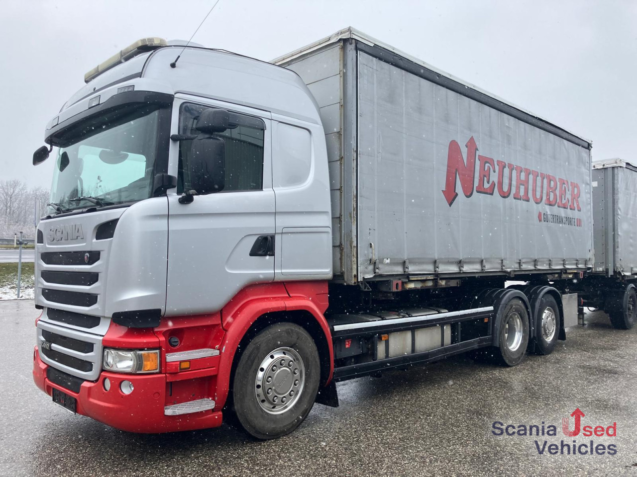 SCANIA R 410 LB6x2*4HNB BDF Komplettzug !! - Camião transportador de contêineres/ Caixa móvel: foto 1 SCANIA R 410 LB6x2*4HNB BDF Komplettzug !! - Camião transportador de contêineres/ Caixa móvel: foto 1