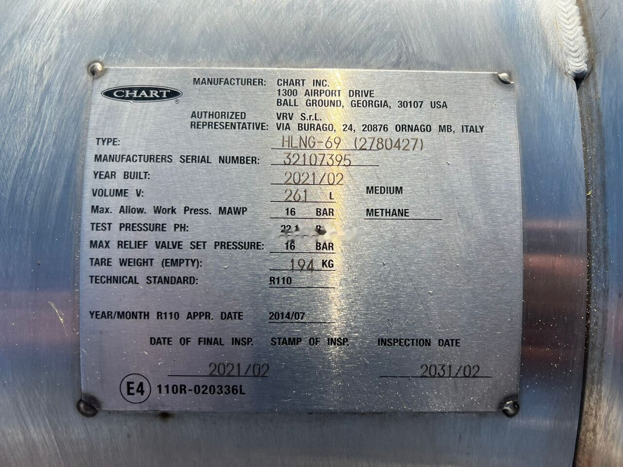 21308872 truck - Tanque de combustível para Camião: foto 3 21308872 truck - Tanque de combustível para Camião: foto 3