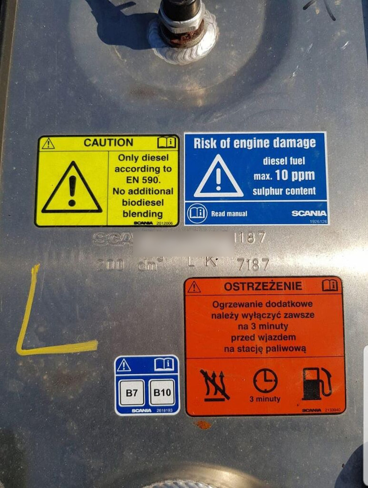 Scania BRAND NEW 200 dm3 1871187 Scania - Tanque de combustível para Camião: foto 3 Scania BRAND NEW 200 dm3 1871187 Scania - Tanque de combustível para Camião: foto 3