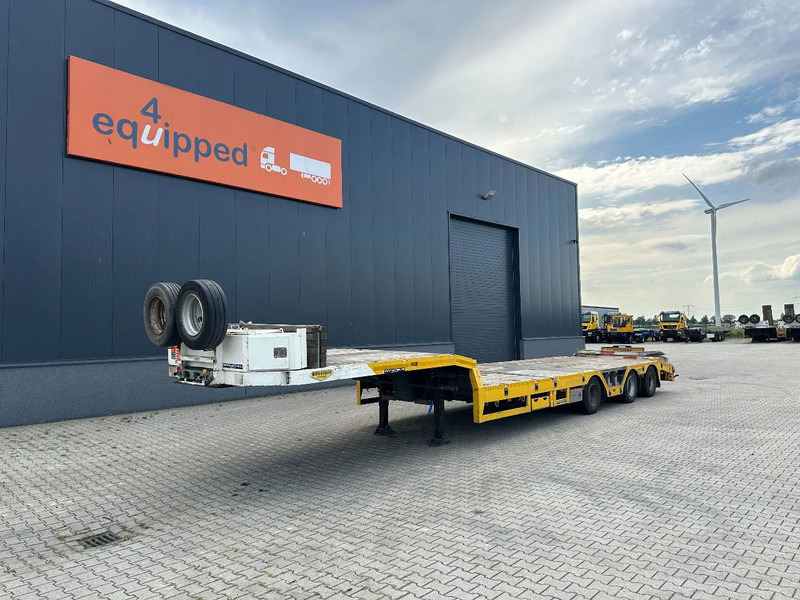 Broshuis E-2190/27 lowloader, wheel well, 4,1m extendable, steering axle - Semi-reboque baixa: foto 1 Broshuis E-2190/27 lowloader, wheel well, 4,1m extendable, steering axle - Semi-reboque baixa: foto 1