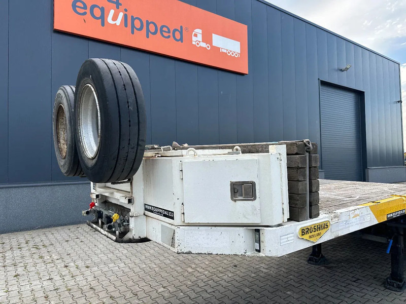 Semi-reboque baixa Broshuis E-2190/27 lowloader, wheel well, 4,1m extendable, steering axle: foto 9