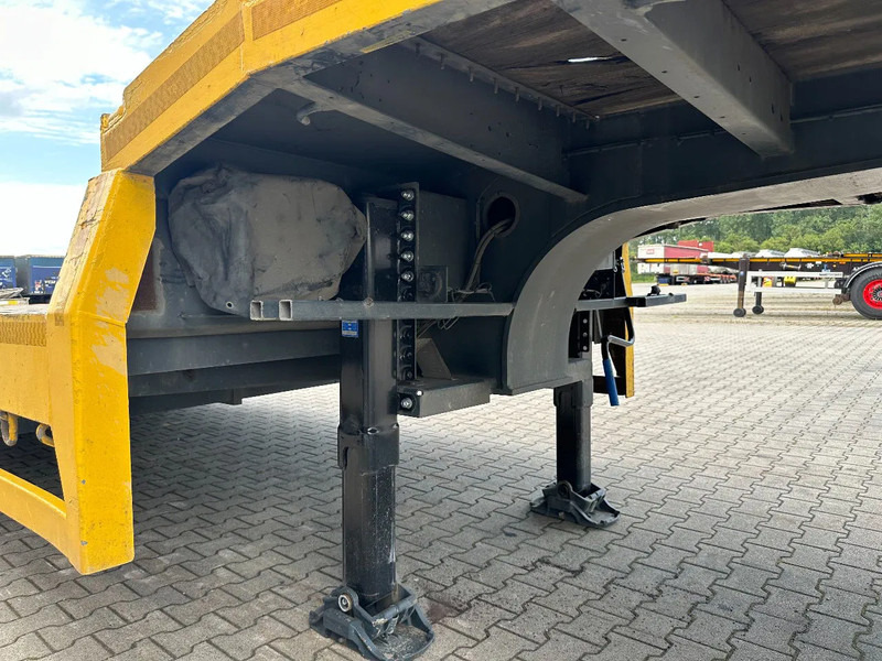 Semi-reboque baixa Broshuis E-2190/27 lowloader, wheel well, 4,1m extendable, steering axle: foto 14