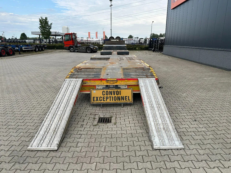 Semi-reboque baixa Broshuis E-2190/27 lowloader, wheel well, 4,1m extendable, steering axle: foto 7