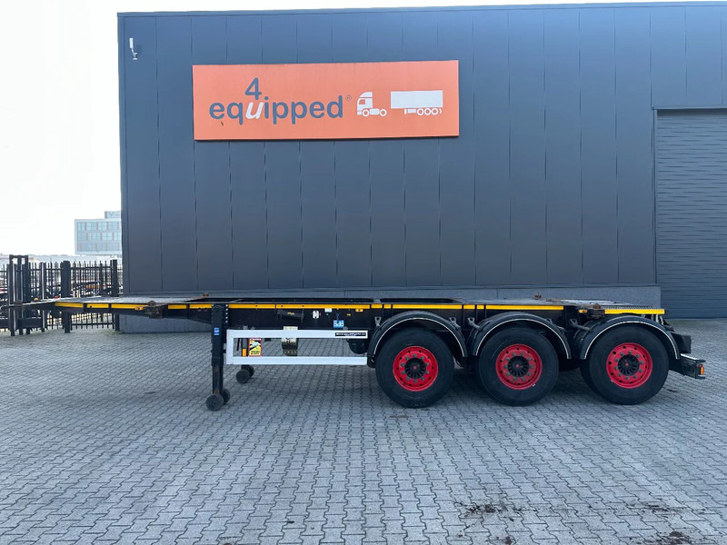 Burg 20FT / 20FT SWAP ADR (EX/II, EX/III, FL, AT) Chassis, 3.690kg, SAF INTRADISC, 2x Liftaxle, NL-chassis, APK/ADR: 08-2025 - Semi-reboque transportador de contêineres/ Caixa móvel: foto 2 Burg 20FT / 20FT SWAP ADR (EX/II, EX/III, FL, AT) Chassis, 3.690kg, SAF INTRADISC, 2x Liftaxle, NL-chassis, APK/ADR: 08-2025 - Semi-reboque transportador de contêineres/ Caixa móvel: foto 2