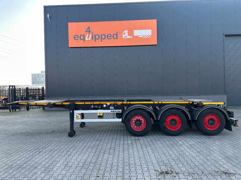 Burg 20FT + 20FT SWAP ADR (EX/II, EX/III, FL, AT) Chassis, empty weight: 3.690kg, SAF INTRADISC, 2x Liftaxle, NL-chassis, APK/ADR: 08 - Semi-reboque transportador de contêineres/ Caixa móvel: foto 2 Burg 20FT + 20FT SWAP ADR (EX/II, EX/III, FL, AT) Chassis, empty weight: 3.690kg, SAF INTRADISC, 2x Liftaxle, NL-chassis, APK/ADR: 08 - Semi-reboque transportador de contêineres/ Caixa móvel: foto 2