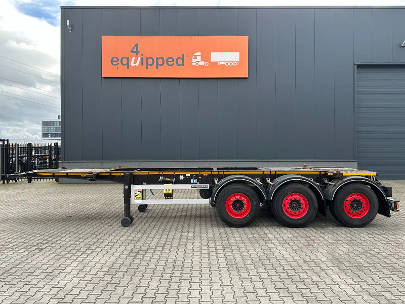 Burg 20FT / 20FT SWAP ADR (EX/II, EX/III, FL, AT), Leergewicht : 3.690kg, SAF INTRADISC, 2x Liftachse, NL-Chassis, APK/ADR: 10-2025 - Semi-reboque transportador de contêineres/ Caixa móvel: foto 2 Burg 20FT / 20FT SWAP ADR (EX/II, EX/III, FL, AT), Leergewicht : 3.690kg, SAF INTRADISC, 2x Liftachse, NL-Chassis, APK/ADR: 10-2025 - Semi-reboque transportador de contêineres/ Caixa móvel: foto 2