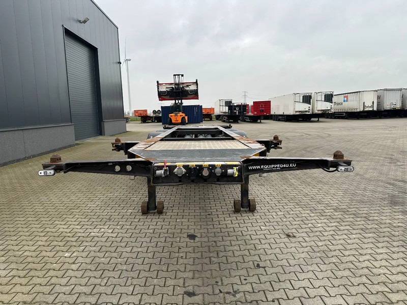 Burg 20FT ADR (EX/II, EX/III, FL, AT) Chassis, Empty weight : 3.690kg, SAF INTRADISC, 2x Liftaxle, NL-chassis - Semi-reboque transportador de contêineres/ Caixa móvel: foto 5 Burg 20FT ADR (EX/II, EX/III, FL, AT) Chassis, Empty weight : 3.690kg, SAF INTRADISC, 2x Liftaxle, NL-chassis - Semi-reboque transportador de contêineres/ Caixa móvel: foto 5