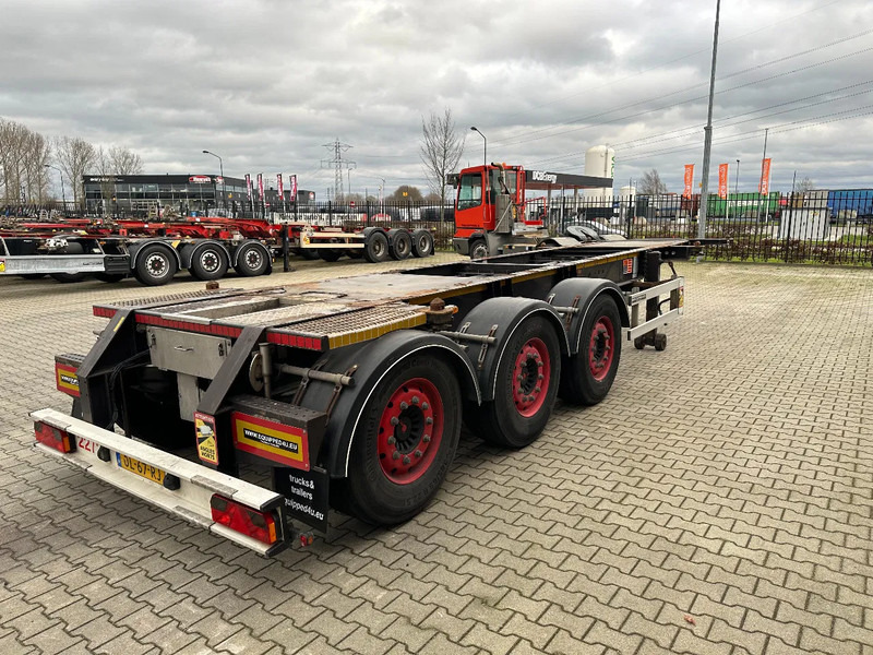 Burg 20FT ADR (EX/II, EX/III, FL, AT) Chassis, Empty weight : 3.690kg, SAF INTRADISC, 2x Liftaxle, NL-chassis - Semi-reboque transportador de contêineres/ Caixa móvel: foto 3 Burg 20FT ADR (EX/II, EX/III, FL, AT) Chassis, Empty weight : 3.690kg, SAF INTRADISC, 2x Liftaxle, NL-chassis - Semi-reboque transportador de contêineres/ Caixa móvel: foto 3