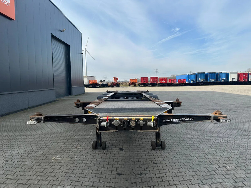 Burg 20FT ADR (EX/II, EX/III, FL, AT) Chassis, leeggewicht: 3.690kg, SAF INTRADISC, 2 liftassen, NL-chassis, APK:10-2025 - Semi-reboque transportador de contêineres/ Caixa móvel: foto 4 Burg 20FT ADR (EX/II, EX/III, FL, AT) Chassis, leeggewicht: 3.690kg, SAF INTRADISC, 2 liftassen, NL-chassis, APK:10-2025 - Semi-reboque transportador de contêineres/ Caixa móvel: foto 4