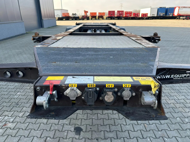 Semi-reboque transportador de contêineres/ Caixa móvel Burg 20FT ADR (EX/II, EX/III, FL, AT), Leeggewicht: 3.690kg, SAF INTRADISC, 2x liftaxle, ALCOA, NL-Chassis: foto 7