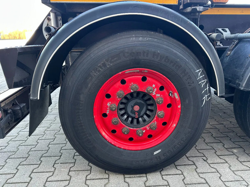 Semi-reboque transportador de contêineres/ Caixa móvel Burg 20FT ADR (EX/II, EX/III, FL, AT), Leeggewicht: 3.690kg, SAF INTRADISC, 2x liftaxle, ALCOA, NL-Chassis: foto 13