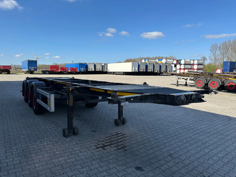 Burg 20FT ADR (EX/II, EX/III, FL, AT), Leergewicht: 3.690kg, SAF INTRADISC, 2x liftaxle, ALCOA, NL-Chassis, APK/ADR: 08-2025 - Semi-reboque transportador de contêineres/ Caixa móvel: foto 5 Burg 20FT ADR (EX/II, EX/III, FL, AT), Leergewicht: 3.690kg, SAF INTRADISC, 2x liftaxle, ALCOA, NL-Chassis, APK/ADR: 08-2025 - Semi-reboque transportador de contêineres/ Caixa móvel: foto 5