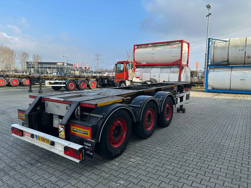 Burg 20FT ADR (EX/II, EX/III, FL, AT), Leergewicht: 3.690kg, SAF INTRADISC, 2x liftaxle, ALCOA, NL-Chassis, APK/ADR: 08-2025 - Semi-reboque transportador de contêineres/ Caixa móvel: foto 3 Burg 20FT ADR (EX/II, EX/III, FL, AT), Leergewicht: 3.690kg, SAF INTRADISC, 2x liftaxle, ALCOA, NL-Chassis, APK/ADR: 08-2025 - Semi-reboque transportador de contêineres/ Caixa móvel: foto 3