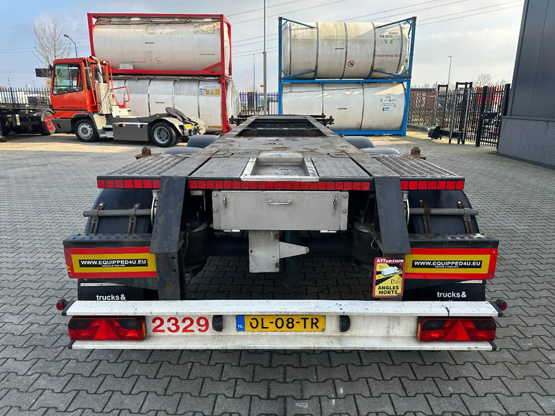 Burg 20FT ADR (EX/II, EX/III, FL, AT), Leergewicht: 3.690kg, SAF INTRADISC, 2x liftaxle, ALCOA, NL-Chassis, APK/ADR: 08-2025 - Semi-reboque transportador de contêineres/ Caixa móvel: foto 4 Burg 20FT ADR (EX/II, EX/III, FL, AT), Leergewicht: 3.690kg, SAF INTRADISC, 2x liftaxle, ALCOA, NL-Chassis, APK/ADR: 08-2025 - Semi-reboque transportador de contêineres/ Caixa móvel: foto 4