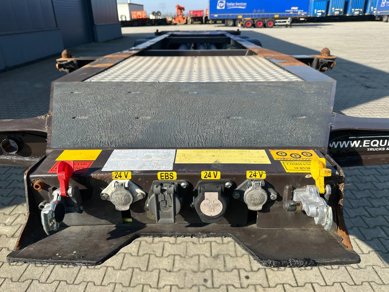 Semi-reboque transportador de contêineres/ Caixa móvel Burg 20FT ADR (EX/II, EX/III, FL, AT), empty weight: 3.690kg, SAF INTRADISC, 2x liftaxle, ALCOA, NL-Chassis, APK/ADR: 07-2025: foto 16