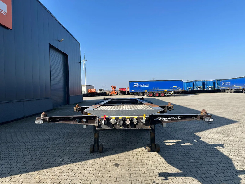 Burg 20FT ADR (EX/II, EX/III, FL, AT), empty weight: 3.690kg, SAF INTRADISC, 2x liftaxle, ALCOA, NL-Chassis, APK/ADR: 07-2025 - Semi-reboque transportador de contêineres/ Caixa móvel: foto 4 Burg 20FT ADR (EX/II, EX/III, FL, AT), empty weight: 3.690kg, SAF INTRADISC, 2x liftaxle, ALCOA, NL-Chassis, APK/ADR: 07-2025 - Semi-reboque transportador de contêineres/ Caixa móvel: foto 4