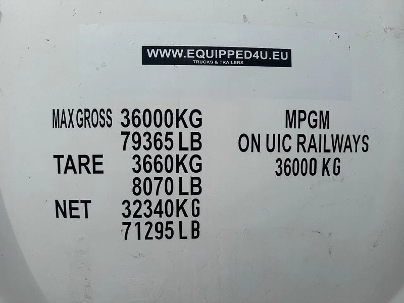 Contentor cisterna CIMC 20FT ISO / 25.020L-1-COMP. / L4BN / UN Portable / T11 / test: 10-2027: foto 13