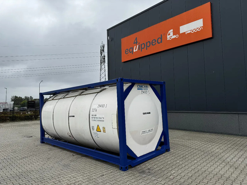 CIMC 20FT ISO, 25.050L / 1-COMP / 3 BAFFELS / T11 / 4 manholes / ADR valid until 04/2027 - Depósito de armazenamento: foto 3 CIMC 20FT ISO, 25.050L / 1-COMP / 3 BAFFELS / T11 / 4 manholes / ADR valid until 04/2027 - Depósito de armazenamento: foto 3