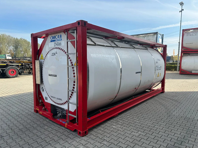 CIMC 20FT ISO, 25.060L / 1-COMP / 3 BAFFELS / T12 / 22K2 / 4 manholes / ADR valid until 12/2026 - Depósito de armazenamento: foto 4 CIMC 20FT ISO, 25.060L / 1-COMP / 3 BAFFELS / T12 / 22K2 / 4 manholes / ADR valid until 12/2026 - Depósito de armazenamento: foto 4