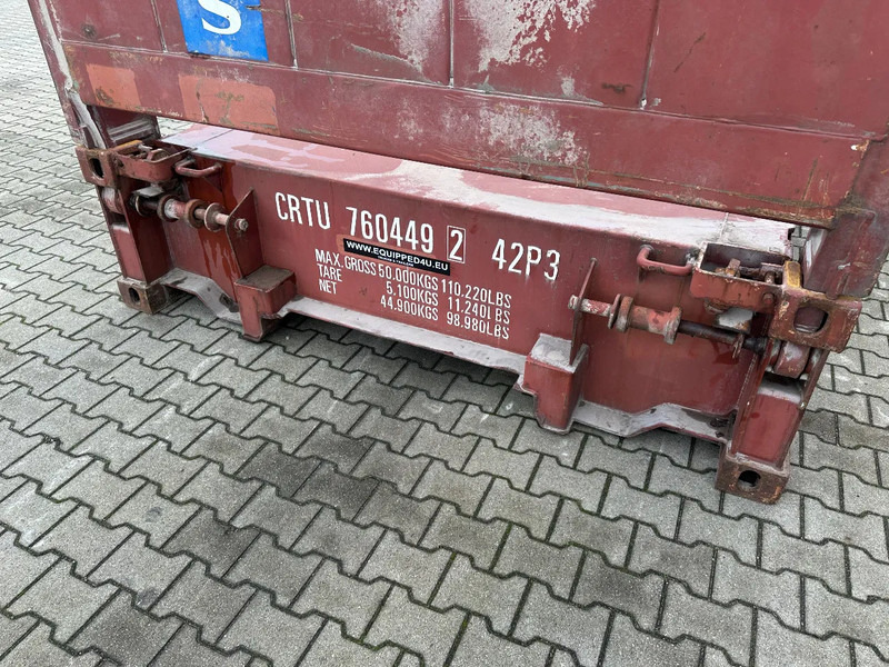 Contentor marítimo CIMC 40FT FLATRACK FLUSH FOLDING / CSC: 10/2027 / 10x available: foto 11