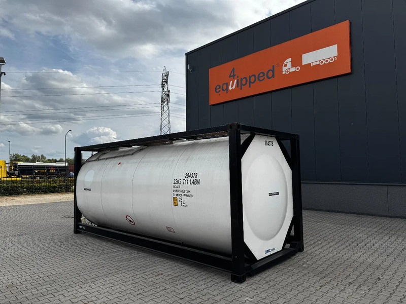 CIMC TOP: 2022, 20FT ISO, 25.030L, L4BN, UN Portable, T11, test:01 -2027 - Depósito de armazenamento: foto 3 CIMC TOP: 2022, 20FT ISO, 25.030L, L4BN, UN Portable, T11, test:01 -2027 - Depósito de armazenamento: foto 3