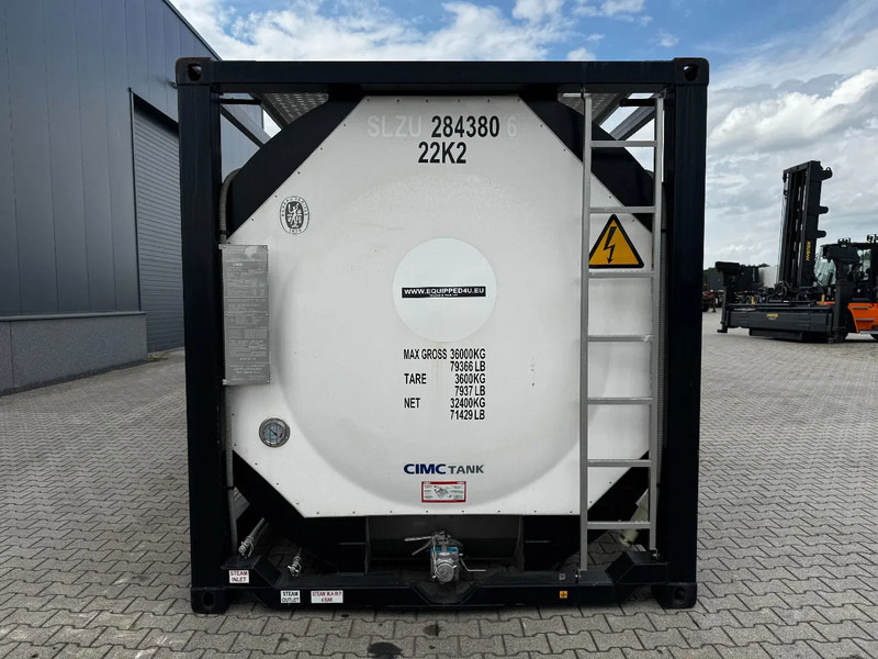 CIMC TOP: 2022, 20FT ISO, 25.030L, L4BN, UN Portable, T11, test: 09-2026 - Depósito de armazenamento: foto 4 CIMC TOP: 2022, 20FT ISO, 25.030L, L4BN, UN Portable, T11, test: 09-2026 - Depósito de armazenamento: foto 4