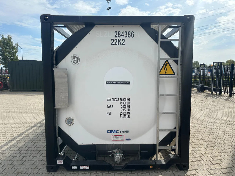 CIMC TOP: 2022, 20FT ISO, 25.030L, L4BN, UN Portable, T11, test: 1-2027 - Depósito de armazenamento: foto 3 CIMC TOP: 2022, 20FT ISO, 25.030L, L4BN, UN Portable, T11, test: 1-2027 - Depósito de armazenamento: foto 3