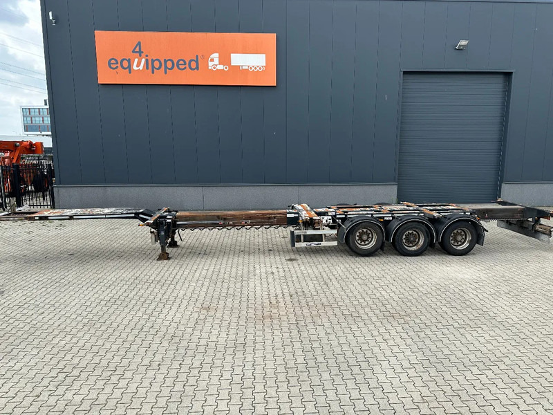 D-Tec FLEXITRAILER, 45FT HC MULTI, SAF + drum, liftaxle, NL-chassis - Semi-reboque transportador de contêineres/ Caixa móvel: foto 3 D-Tec FLEXITRAILER, 45FT HC MULTI, SAF + drum, liftaxle, NL-chassis - Semi-reboque transportador de contêineres/ Caixa móvel: foto 3