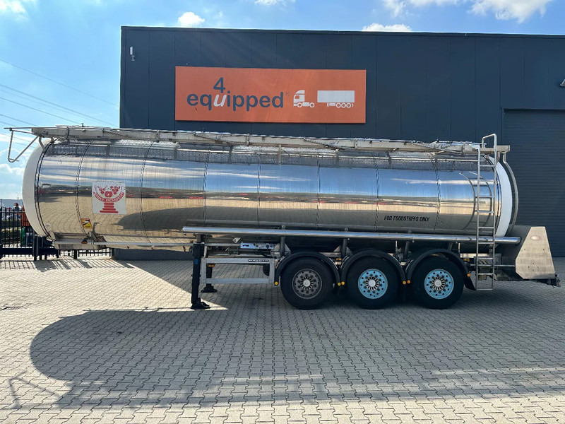 Feldbinder LEBENSMITTEL / LEVENSMIDDELEN FOOD / 33.500L / 3-COMP / PUMPE / NL-trailer / APK: 09-2026 - Semi-reboque cisterna: foto 2 Feldbinder LEBENSMITTEL / LEVENSMIDDELEN FOOD / 33.500L / 3-COMP / PUMPE / NL-trailer / APK: 09-2026 - Semi-reboque cisterna: foto 2