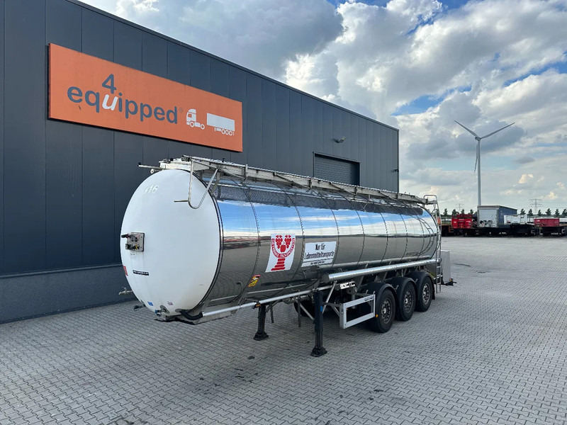 Feldbinder LEVENSMIDDELEN / FOOD / LEBENSMITTEL / 33.500L / 3-COMP / POMP / NL-trailer / APK: 03-2026 - Semi-reboque cisterna: foto 1 Feldbinder LEVENSMIDDELEN / FOOD / LEBENSMITTEL / 33.500L / 3-COMP / POMP / NL-trailer / APK: 03-2026 - Semi-reboque cisterna: foto 1