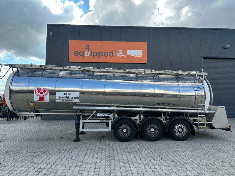 Feldbinder LEVENSMIDDELEN / FOOD / LEBENSMITTEL / 33.500L / 3-COMP / POMP / NL-trailer / APK: 03-2026 - Semi-reboque cisterna: foto 2 Feldbinder LEVENSMIDDELEN / FOOD / LEBENSMITTEL / 33.500L / 3-COMP / POMP / NL-trailer / APK: 03-2026 - Semi-reboque cisterna: foto 2