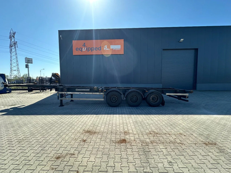 Groenewegen 40FT HC, 2x20FT, BPW+schijfremmen, NL-Chassis - Semi-reboque transportador de contêineres/ Caixa móvel: foto 2 Groenewegen 40FT HC, 2x20FT, BPW+schijfremmen, NL-Chassis - Semi-reboque transportador de contêineres/ Caixa móvel: foto 2
