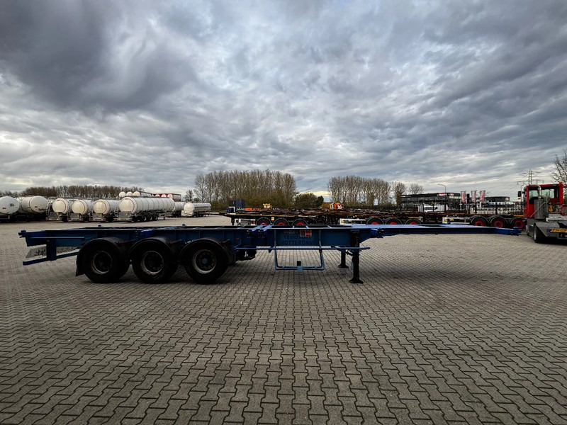 Groenewegen 40FT-chassis / liftaxle / drumbrakes / NL-Chassis - Semi-reboque transportador de contêineres/ Caixa móvel: foto 3 Groenewegen 40FT-chassis / liftaxle / drumbrakes / NL-Chassis - Semi-reboque transportador de contêineres/ Caixa móvel: foto 3