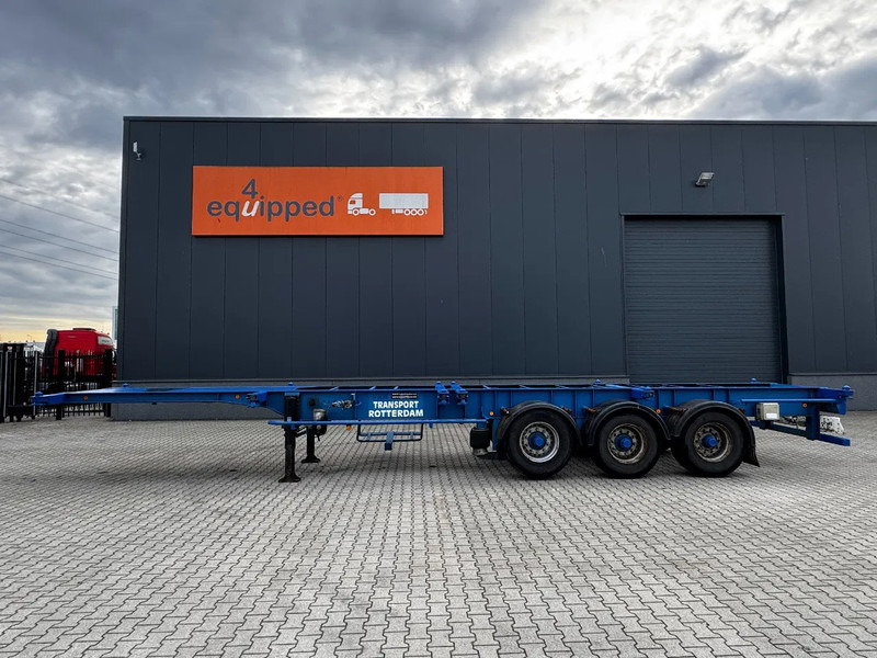Groenewegen 40FT-chassis / liftaxle / drumbrakes / NL-Chassis - Semi-reboque transportador de contêineres/ Caixa móvel: foto 2 Groenewegen 40FT-chassis / liftaxle / drumbrakes / NL-Chassis - Semi-reboque transportador de contêineres/ Caixa móvel: foto 2