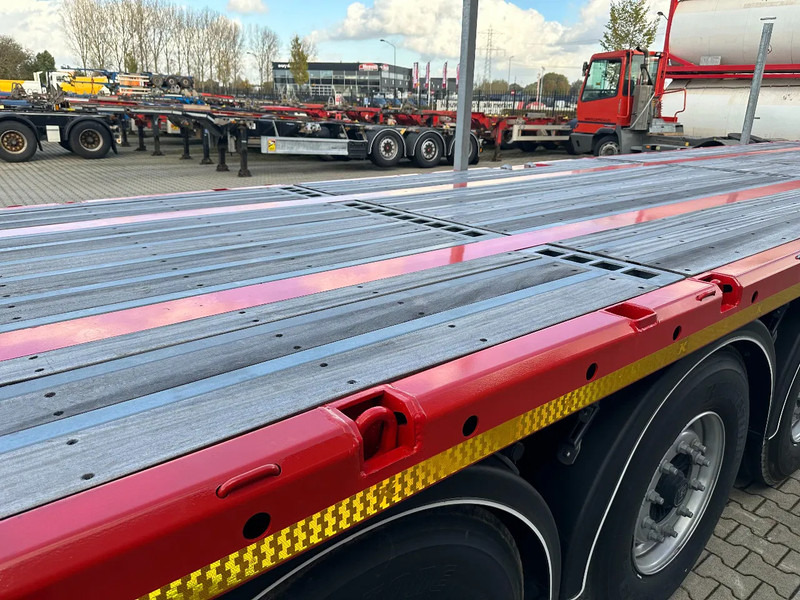 Semi-reboque transportador de contêineres/ Caixa móvel novo Kässbohrer NEU Heavy-Duty Platform, Heckbündig, Twistlocks (1x 40FT / 2x 20FT), ADR (EX/II, EX/III, FL, AT), Rungtasschen, Scheibebremsen: foto 13