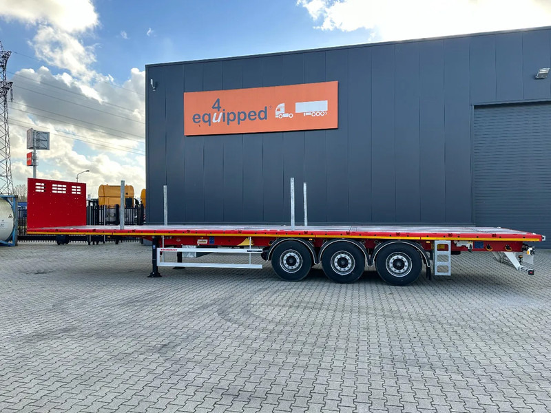 Kässbohrer NEU Heavy-Duty Platform, Heckbündig, Twistlocks (1x 40FT / 2x 20FT), ADR (EX/II, EX/III, FL, AT), Rungtasschen, Scheibebremsen - Semi-reboque transportador de contêineres/ Caixa móvel: foto 2 Kässbohrer NEU Heavy-Duty Platform, Heckbündig, Twistlocks (1x 40FT / 2x 20FT), ADR (EX/II, EX/III, FL, AT), Rungtasschen, Scheibebremsen - Semi-reboque transportador de contêineres/ Caixa móvel: foto 2