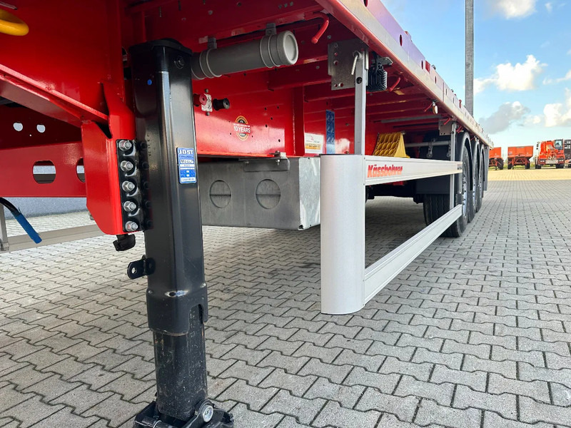 Semi-reboque transportador de contêineres/ Caixa móvel novo Kässbohrer NEU Heavy-Duty Platform, Heckbündig, Twistlocks (1x 40FT / 2x 20FT), ADR (EX/II, EX/III, FL, AT), Rungtasschen, Scheibebremsen: foto 8