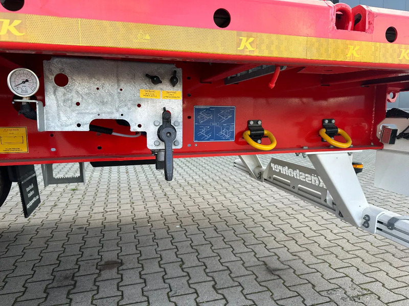 Semi-reboque transportador de contêineres/ Caixa móvel novo Kässbohrer NEU Heavy-Duty Platform, Heckbündig, Twistlocks (1x 40FT / 2x 20FT), ADR (EX/II, EX/III, FL, AT), Rungtasschen, Scheibebremsen: foto 10
