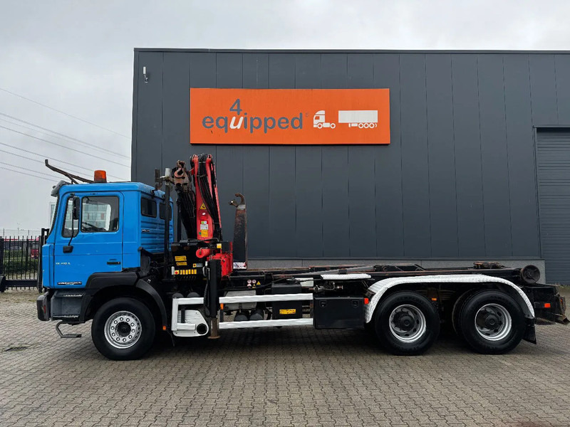 MAN FE 410A, 6x4, EURO 2, Palfinger PK17000 Crane + VDL HOOK, full spring, manual gearbox, MOT 9/2025 - Camião polibenne, Camião grua: foto 4 MAN FE 410A, 6x4, EURO 2, Palfinger PK17000 Crane + VDL HOOK, full spring, manual gearbox, MOT 9/2025 - Camião polibenne, Camião grua: foto 4
