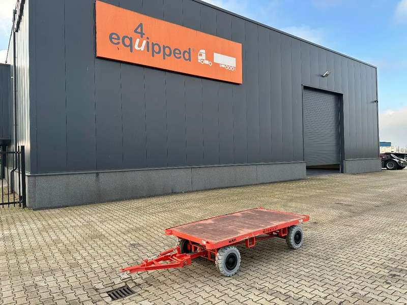Mafi double-steered and connectable heavy-duty trailers with 6000kg loading capacity, 9x available - Reboque plataforma/ Caixa aberta: foto 1 Mafi double-steered and connectable heavy-duty trailers with 6000kg loading capacity, 9x available - Reboque plataforma/ Caixa aberta: foto 1
