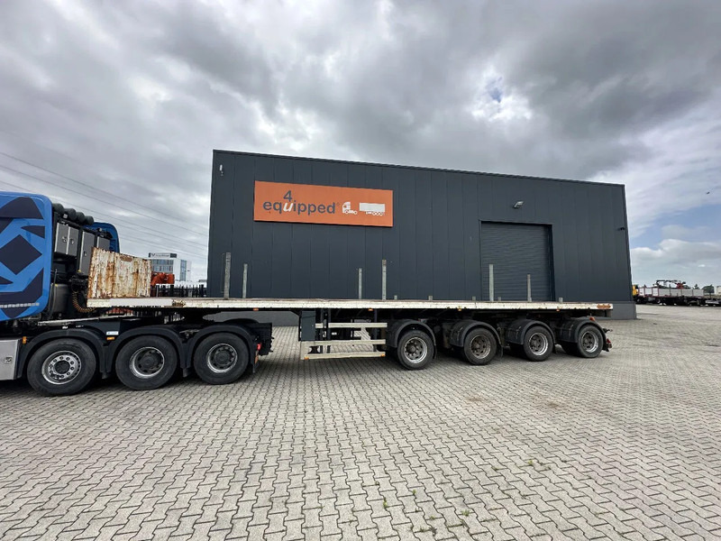 Nooteboom OVB-73-04, 73 tons Ballast trailer, 4 axles, 3 hydraulic steering axles, 75% tyres, MOT 03/2026 - Semi-reboque plataforma/ Caixa aberta: foto 2 Nooteboom OVB-73-04, 73 tons Ballast trailer, 4 axles, 3 hydraulic steering axles, 75% tyres, MOT 03/2026 - Semi-reboque plataforma/ Caixa aberta: foto 2
