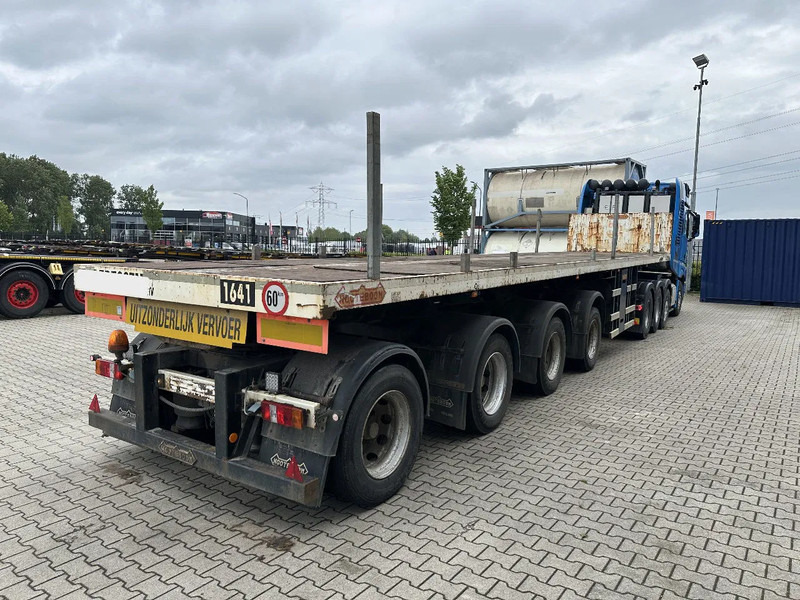 Nooteboom OVB-73-04, 73 tons Ballast trailer, 4 axles, 3 hydraulic steering axles, 75% tyres, MOT 03/2026 - Semi-reboque plataforma/ Caixa aberta: foto 5 Nooteboom OVB-73-04, 73 tons Ballast trailer, 4 axles, 3 hydraulic steering axles, 75% tyres, MOT 03/2026 - Semi-reboque plataforma/ Caixa aberta: foto 5